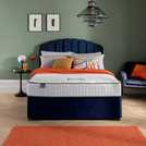 Silentnight Kingsize Divan Bed Blue (British brand)