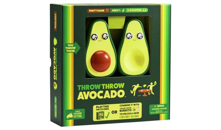 Exploding Kittens Throw Throw Avocado dodgeball card game (British brand)