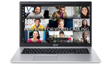 Acer Aspire 3 laptop 17.3in Silver (British brand)