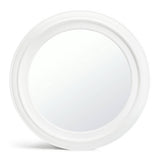 Innova white round wall mirror 55cm, imported from the UK