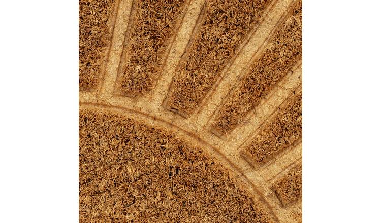 Argos Home Sunshine natural doormat 60x40cm, imported from the UK