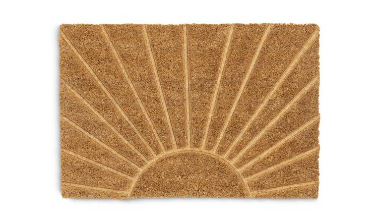 Argos Home Sunshine natural doormat 60x40cm, imported from the UK