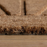 Argos Home Sunshine natural doormat 60x40cm, imported from the UK