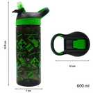 Zak Atlantic Minecraft Acid Sketch sipper water bottle 600ml (British brand)