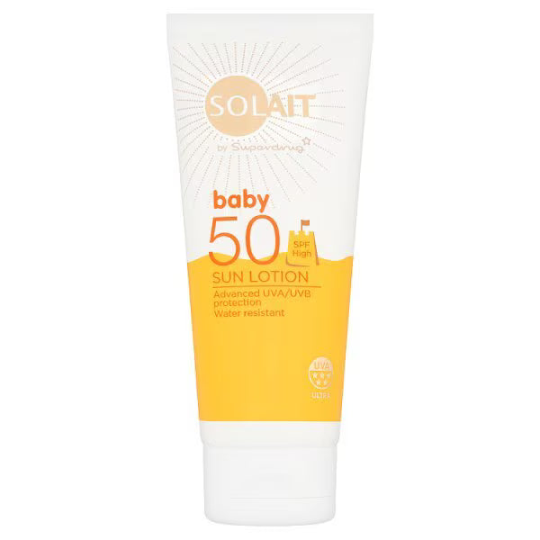 Superdrug Solait baby sun lotion SPF50 100ml (British brand)