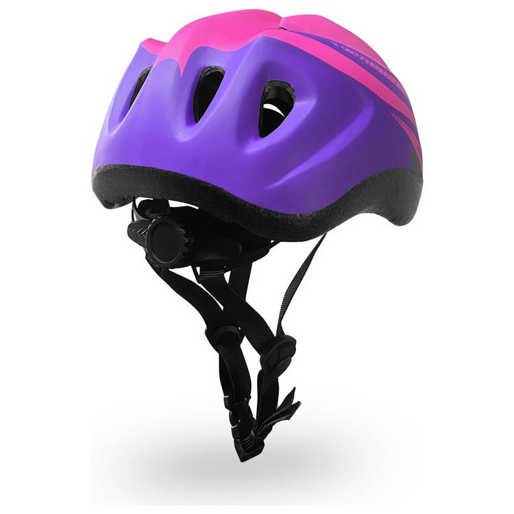 Challenge purple kids bike helmet 48-52cm (British brand)