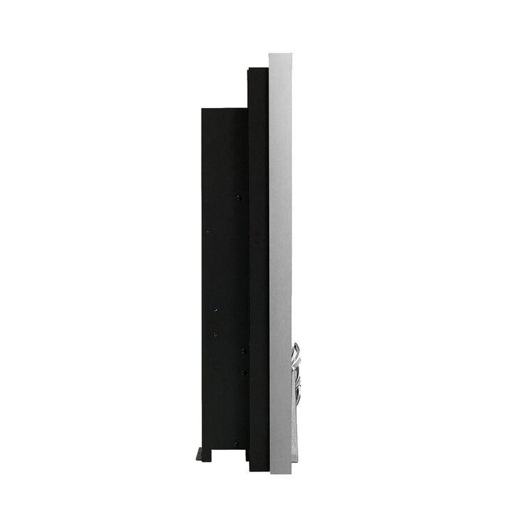 Flare Ember inset electric fire in chrome finish 2kW - British product
