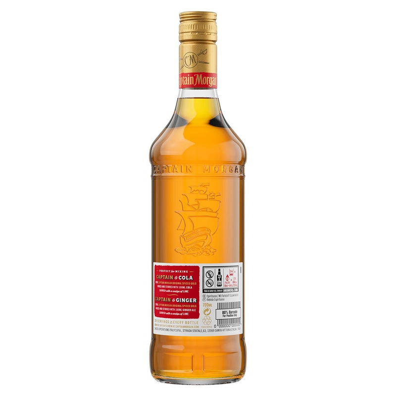 Captain Morgan Spiced Gold rum 1L - British product