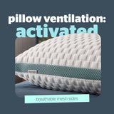 Silentnight Ultragel medium firm pillow 74x48cm - British product