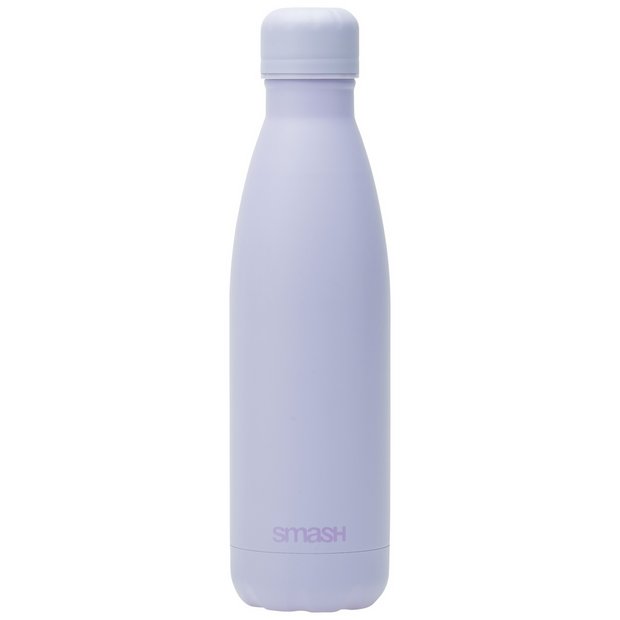 Smash Lilac stainless steel water bottle 500ml (British brand)