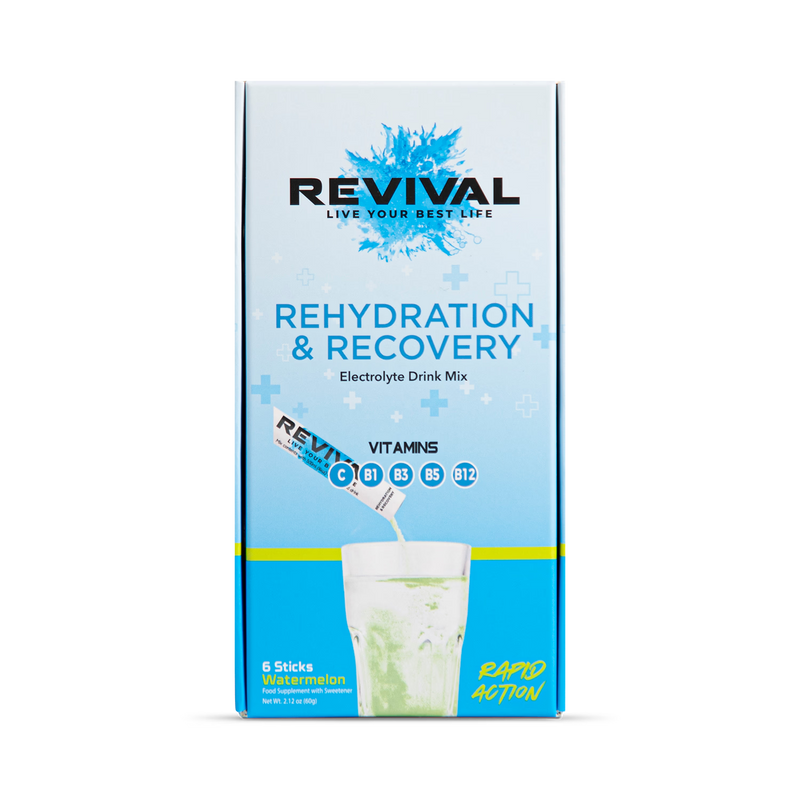 Revival hydration powder watermelon 6 pack, imported from the UK