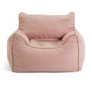 Kaikoo kids single chair boucle bean bag pink, UK version