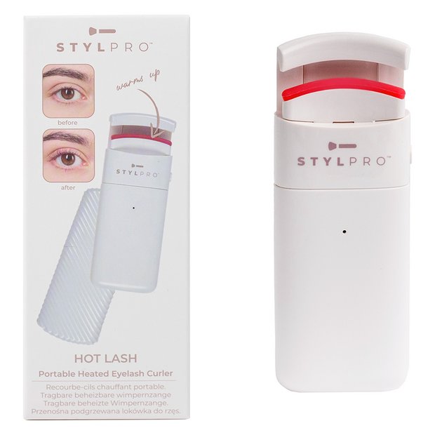 STYLPRO heated eyelash curler with carry case (British brand)