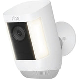 Ring Spotlight Cam Pro battery security camera white - British product