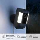 Ring Spotlight Cam Pro Black security camera imported from the UK