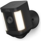 Ring Spotlight Cam Plus security camera in black, imported from the UK
