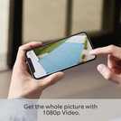 Ring Spotlight Cam Plus plug-in security camera white, imported from the UK