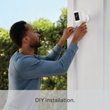 Ring Spotlight Cam Plus security camera in black, imported from the UK