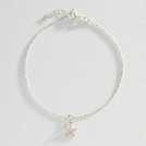 Revere sterling silver anklet with sea star charm, imported from the UK