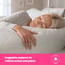 Silentnight body support pillow medium (British brand)
