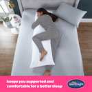 Silentnight body support pillow medium (British brand)