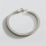 Revere sterling silver fox tail bracelet 21cm, imported from the UK