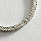 Revere sterling silver fox tail bracelet 21cm, imported from the UK