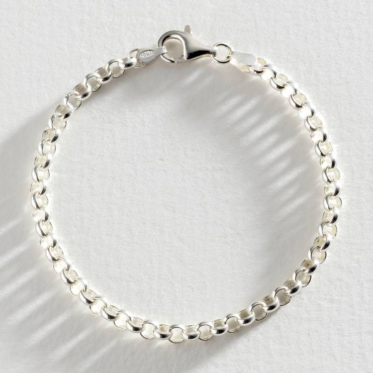 Revere sterling silver belcher chain bracelet (British brand)