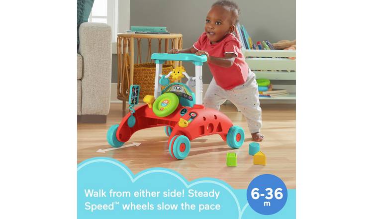 Fisher-Price 2-Sided Steady Speed Baby Walker, UK version