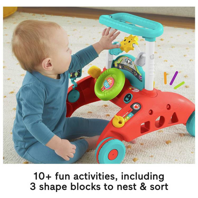 Fisher-Price 2-Sided Steady Speed Baby Walker, UK version