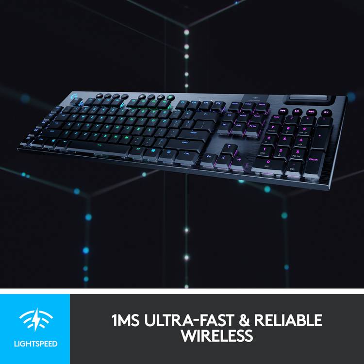 Logitech G915 wireless gaming keyboard black, UK version