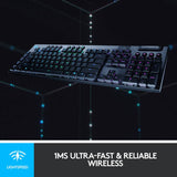 Logitech G915 wireless gaming keyboard black, UK version
