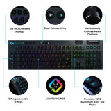 Logitech G915 wireless gaming keyboard black, UK version