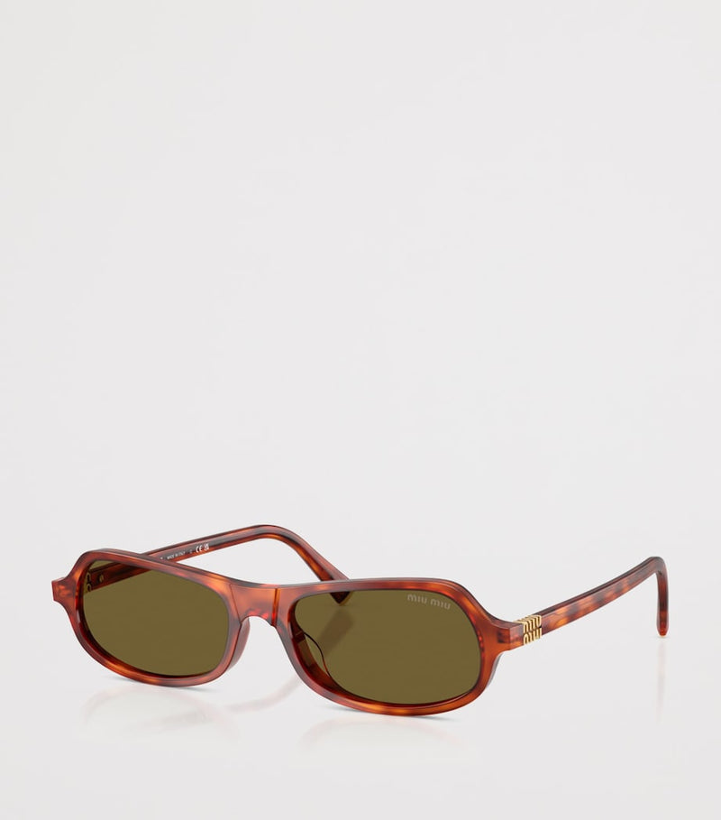 Miu Miu irregular oval sunglasses - British product