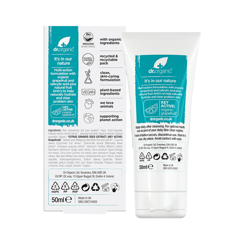 Dr Organic Skin Clear Oil Control Moisturiser 50ml - British product