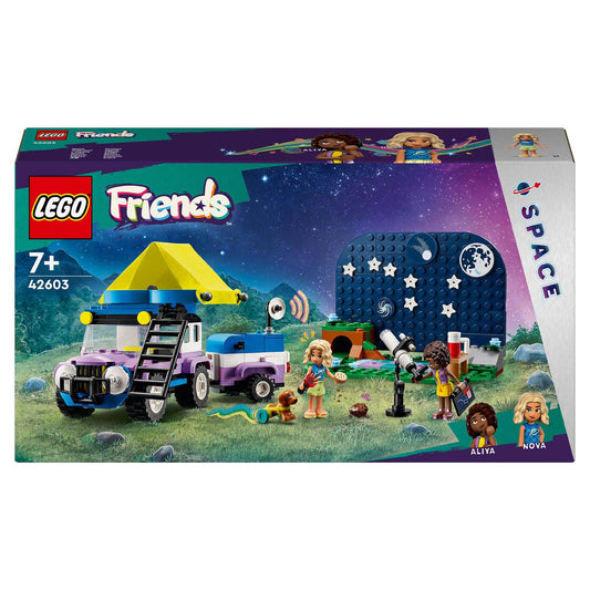 LEGO Friends Stargazing Camping Set with 4x4 Toy Car 42603 GOODS Sainsburys   