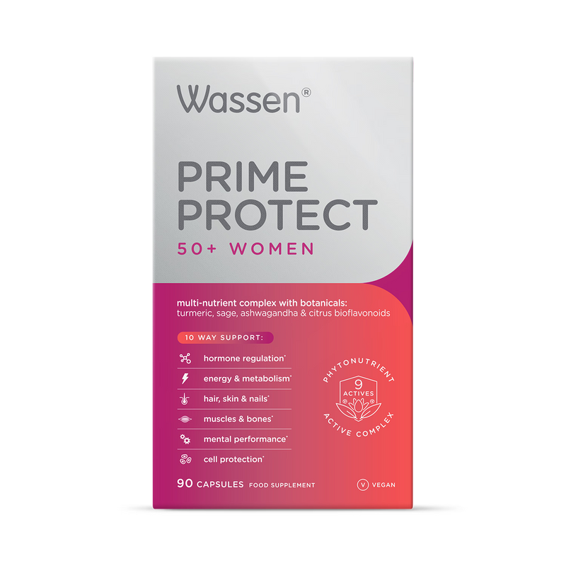 Wassen Prime Protect women 50+ multinutrient mineral capsules, UK version