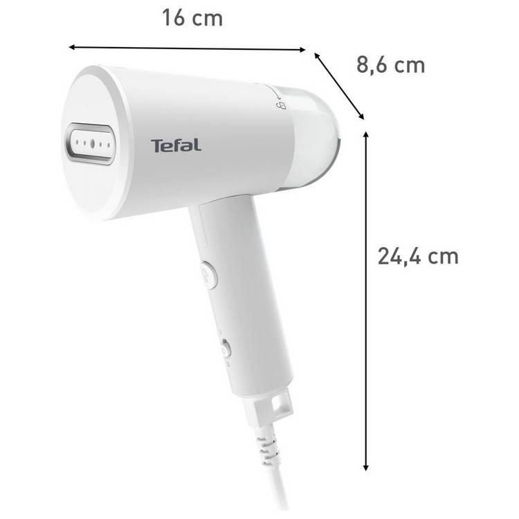 Tefal travel garment steamer DT1020 Origin - British product