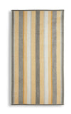 Habitat horizontal stripe mustard towel set 4 piece, UK version