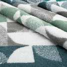 Habitat Geo Shape blue and grey towel bale 4 piece, UK version