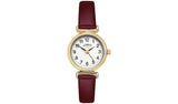 Argos Limit Ladies Burgundy Faux Leather Strap Watch- Buy online at McGrocer