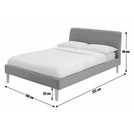 Habitat kingsize charcoal bed frame, UK version