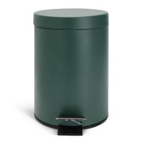 Home pedal bin dark green 3 litre, imported from the UK
