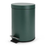 Home pedal bin dark green 3 litre, imported from the UK