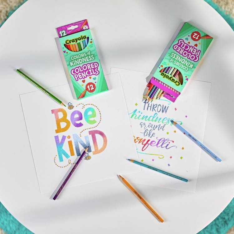 Crayola Colours of Kindness Bundle with colouring book and art supplies - British product