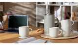 Argos Habitat Set of 4 Matte White Stoneware Mugs 420ml- Buy online at McGrocer