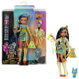 Monster High Cleo De Nile doll with golden accessories and pet Tut, UK version