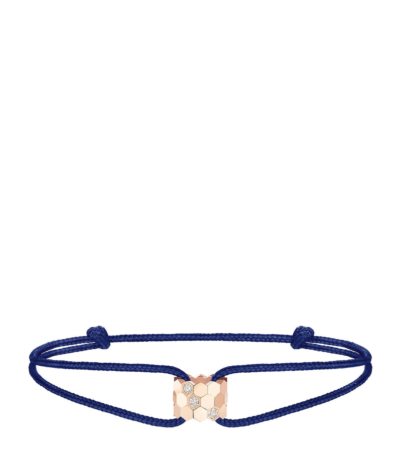 Chaumet rose gold diamond bee bracelet (British brand)