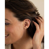 Revere sterling silver triple knot stud earrings (British brand)
