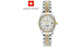 Argos Jacques du Manoir Stone Set Dial Ladies Bracelet Watch 26mm- Buy online at McGrocer
